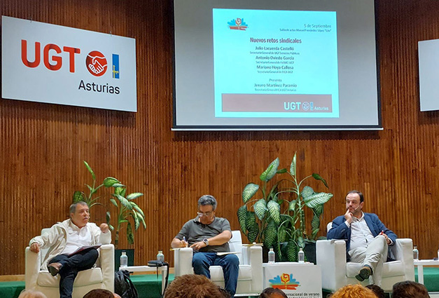 Mariano Hoya pone en valor el trabajo diario del Sindicato en defensa del conjunto de las personas trabajadoras