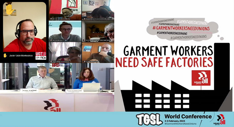 UGT FICA participa en la Conferencia Mundial del Sector Textil organizada por IndustriALL Global Union