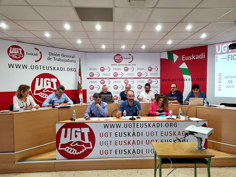 Celebrado el Comité Nacional de UGT FICA Euskadi