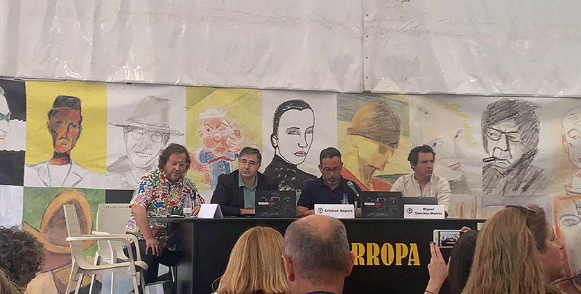 Presentación del libro «Ucrania, resistir al horror», de Luis de Vega, en la Semana Negra de Gijón