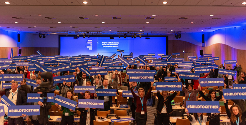 UGT FICA asiste al 14 Congreso de la Federación Europea de Trabajadores de la Construcción y la Madera