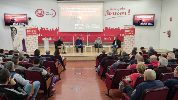 UGT FICA PV y la Fundación Anastasio de Gracia organizan una jornada sobre el impacto de la descarbonización en la industria y las posibles soluciones