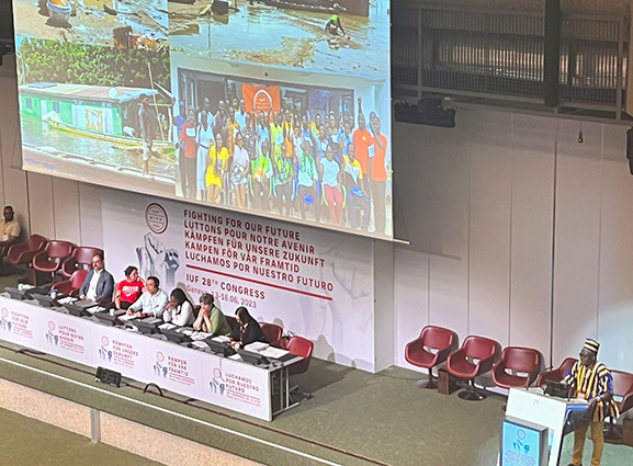 El 28º Congreso de la UITA sitúa la lucha por la justicia climática en el centro de los debates