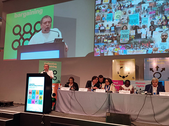 Mariano Hoya advierte del peligro del ascenso de la ultraderecha para el movimiento sindical internacional