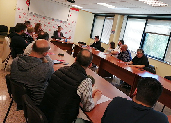 Reunión de delegados y delegadas de UGT FICA Galicia del sector lácteo