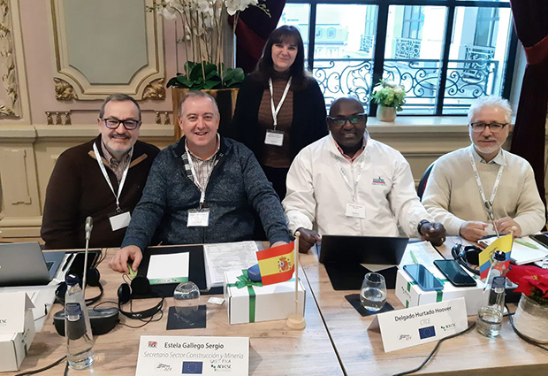 UGT FICA participa en un Seminario sobre el Pacto Verde y el empleo en Lieja organizado por el sindicato belga ACV-CSC