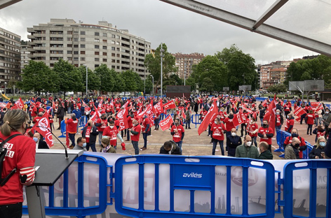 Por la viabilidad y competitividad de la industria asturiana. Por una transición justa.
