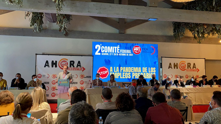 El 2º Comité Federal de UGT FICA exige la derogación de la reforma laboral YA