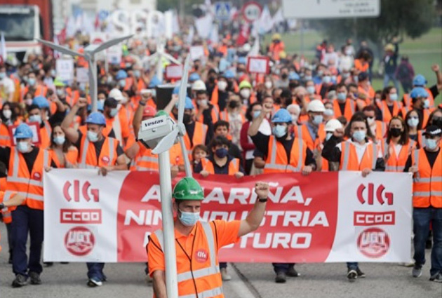 Huelga en la comarca de A Mariña contra la desertización industrial y la despoblación