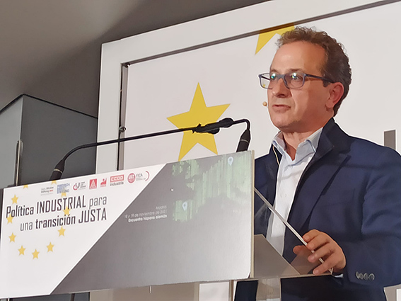 Pedro Hojas insta a institucionalizar el diálogo social para garantizar una transición justa 