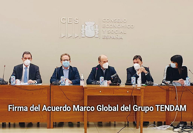 UGT FICA firma el primer Acuerdo Marco Global del Grupo TENDAM