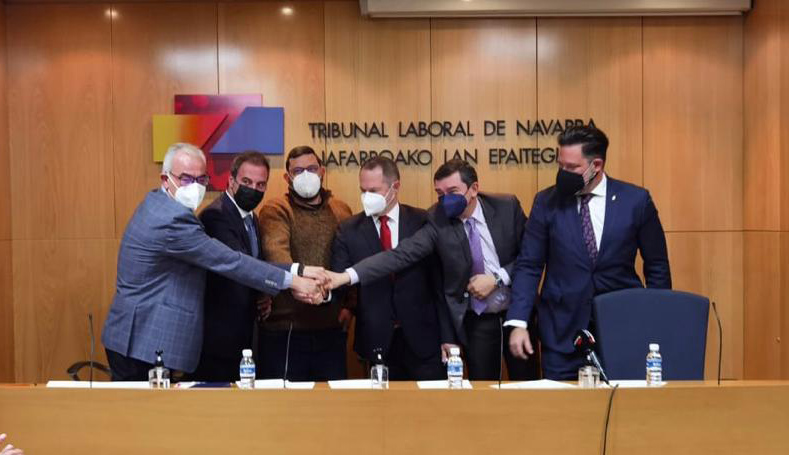 Constituida la mesa de diálogo social permanente para el desarrollo de la industrial del metal en Navarra