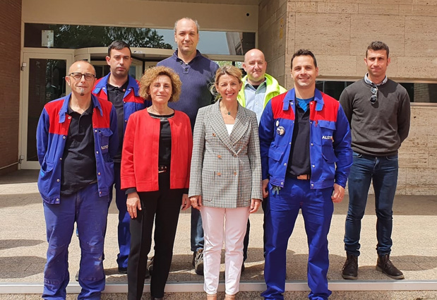 La Sección Sindical de UGT FICA en Alstom traslada a Yolanda Díaz la necesidad de abordar una mayor regulación de las subcontratas