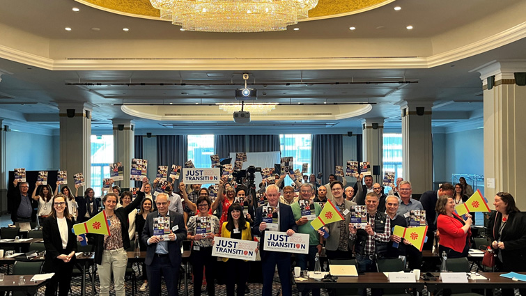 Sindicatos europeos lanzan un Manifiesto por una Transición Justa