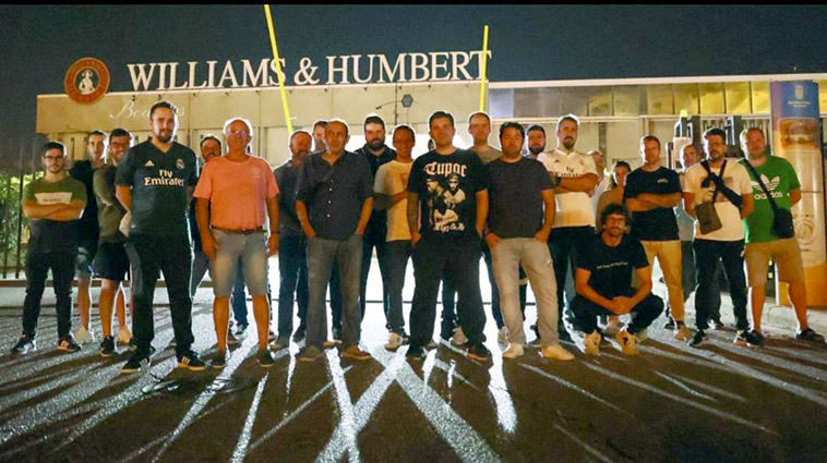 Seguimiento masivo en la huelga del sector de la vid en el Marco de Jerez