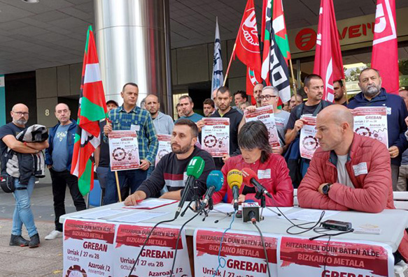 Tres nuevas jornadas de huelga en el Metal de Bizkaia