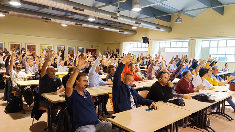 Los delegados y delegadas de UGT FICA Catalunya validan el preacuerdo del Convenio del Metal de Barcelona