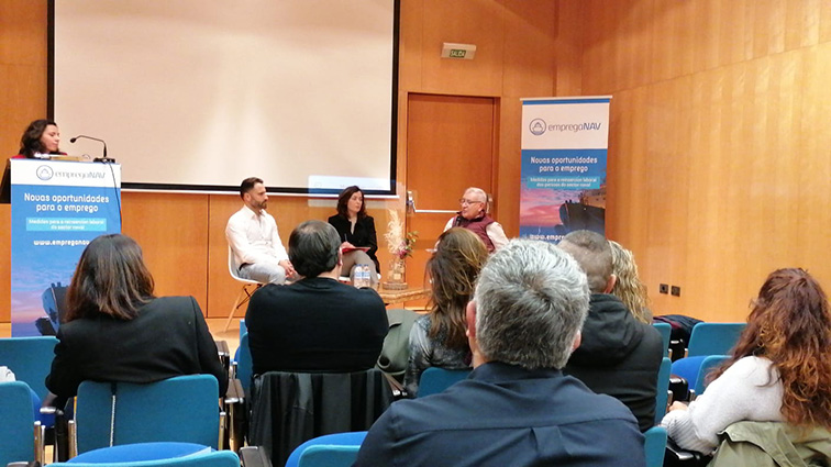 UGT FICA Galicia participa en la jornada de cierre de resultados del proyecto empregaNAV en Ferrol