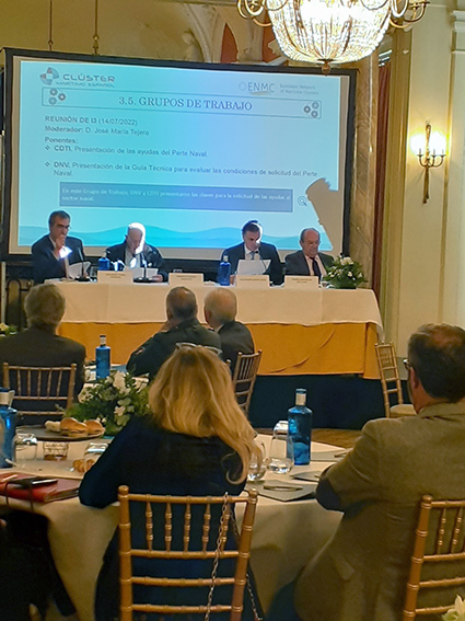 UGT FICA participa en la asamblea del Clúster Marítimo Español