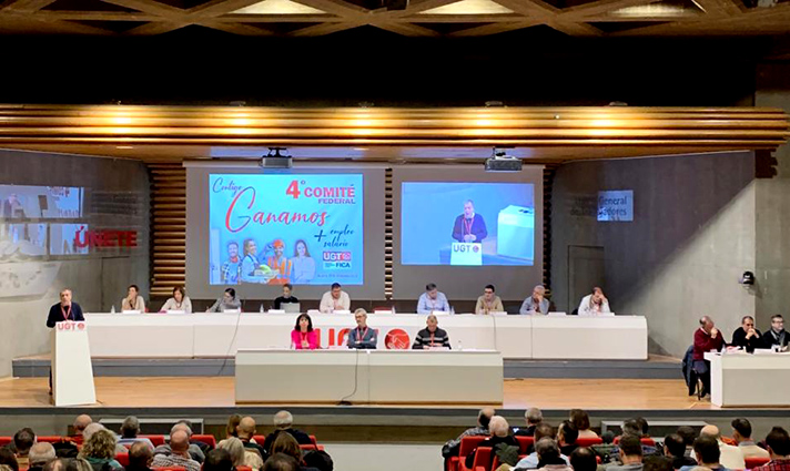El Comité Federal de UGT FICA reitera la necesidad de proseguir con la hoja de ruta marcada por el binomio "Salario o Conflicto"
