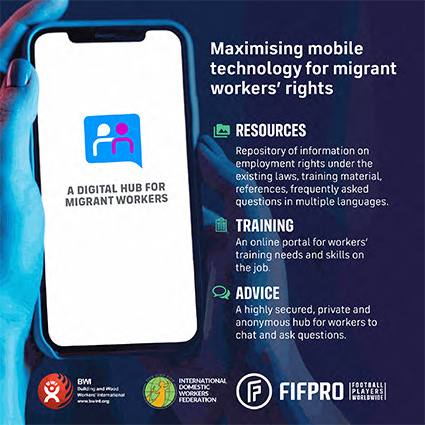 Los sindicatos mundiales de la Construcción, de las Trabajadoras del Hogar y de los Futbolistas lanzan una plataforma digital de apoyo a los derechos de los trabajadores en Qatar tras la Copa Del Mundo