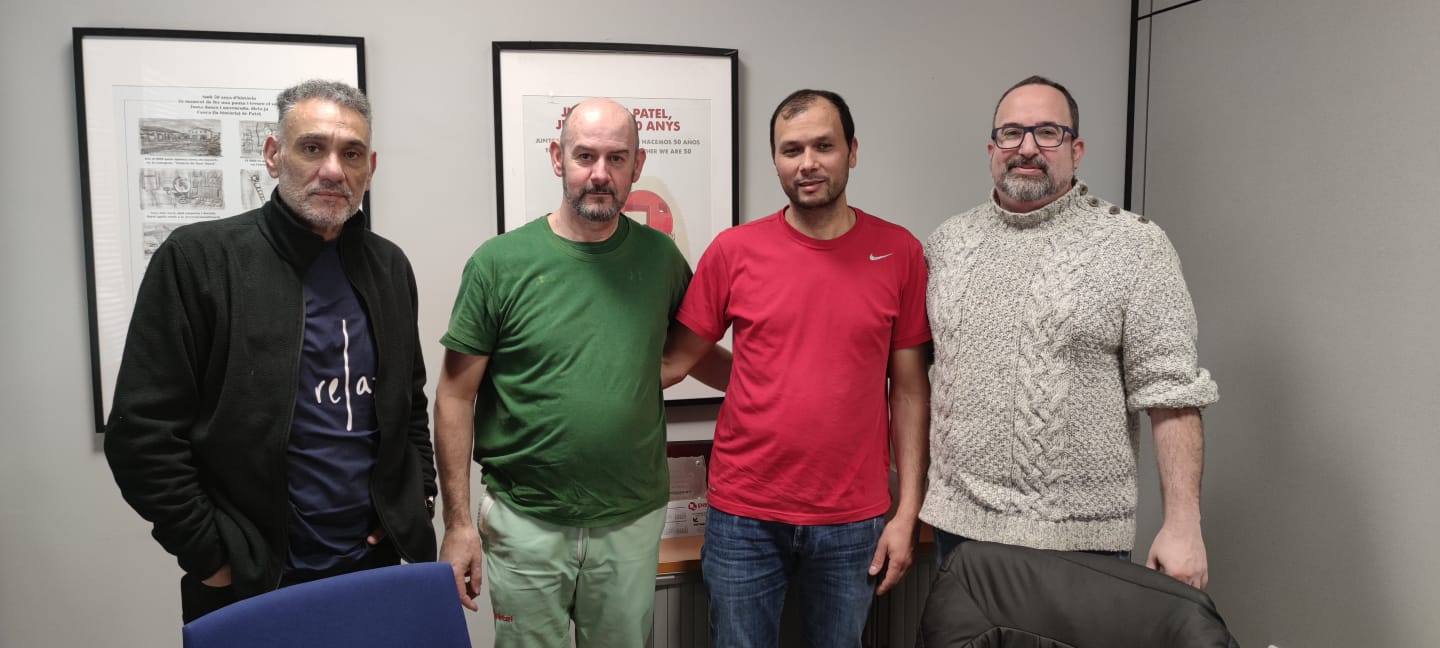 UGT FICA visita a la cadena suministros del sector cárnico de El Corte Inglés