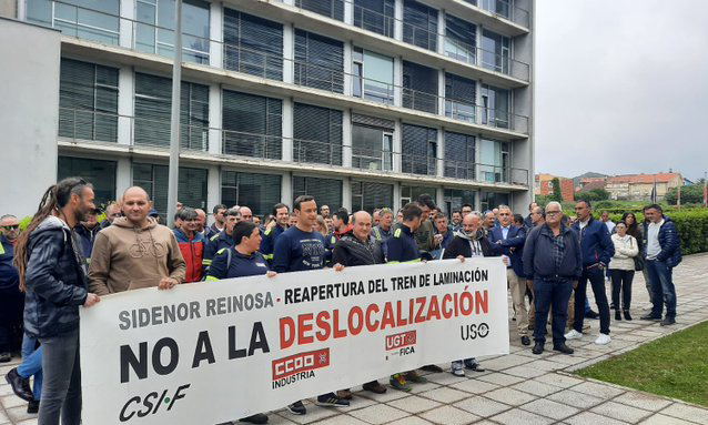 Sindicatos y Sidenor firman un ERTE de un año para las fábricas de Reinosa y Azkoitia