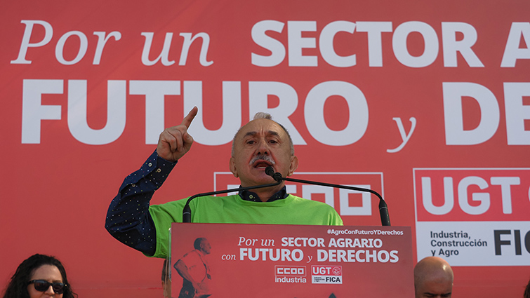 110424 Concentracion Ministerio Agricultura Pepe Alvarez