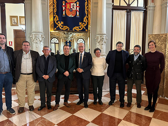 UGT FICA se reúne con el alcalde de Málaga 