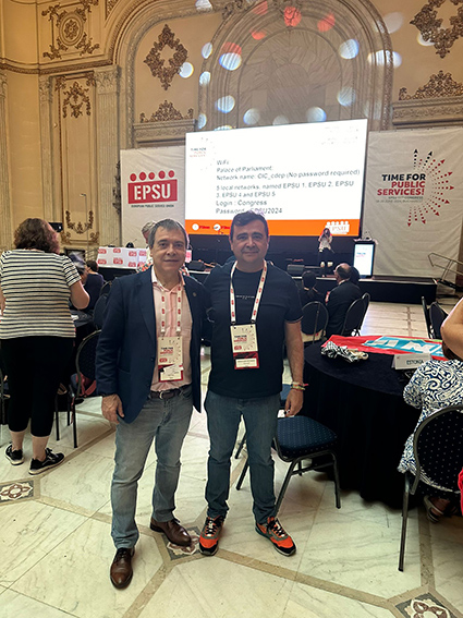 UGT FICA asiste al 11º Congreso de EPSU en Bucarest