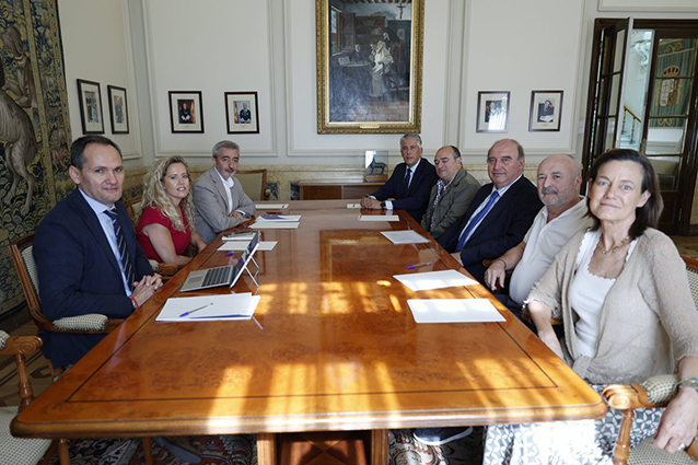 Reunión de la Fundación Laboral de la Construcción y los fiscales adscritos a Seguridad y Salud en el Trabajo