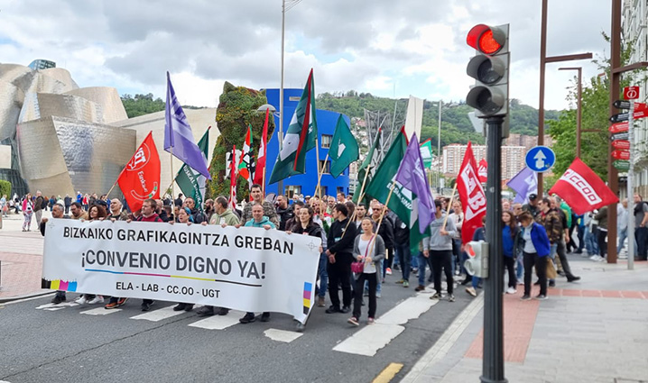 230524 Movilizaciones Artes Graficas Bizcaia 1