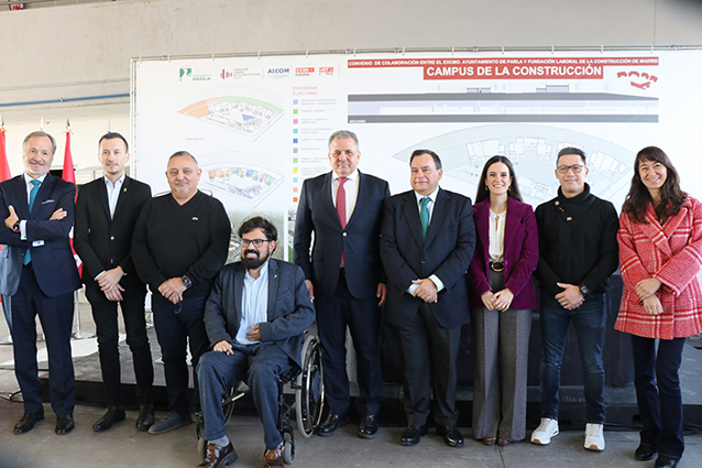 El Ayuntamiento de Parla firma un convenio con la Fundación Laboral de la Construcción de Madrid para la cesión de una parcela de 30.000 m2