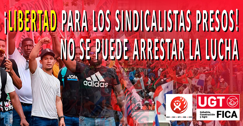 UGT FICA llama a concentrarse mañana ante la Embajada de Panamá en protesta por la persecución y acoso sindical