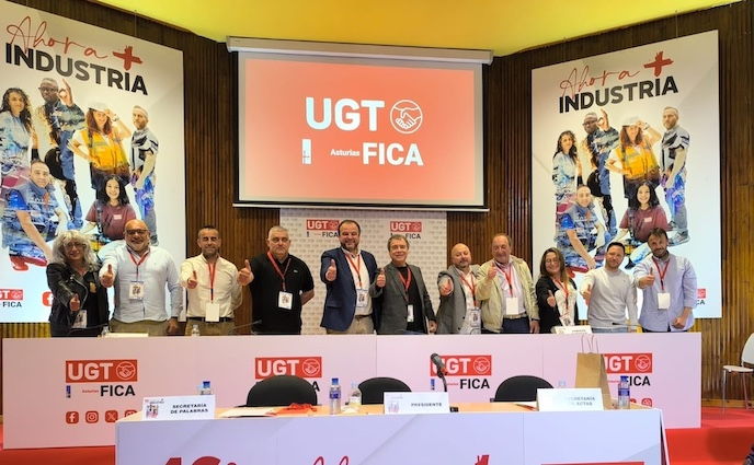 Jenaro Martínez, elegido secretario general de UGT FICA Asturias con el 99% de los votos