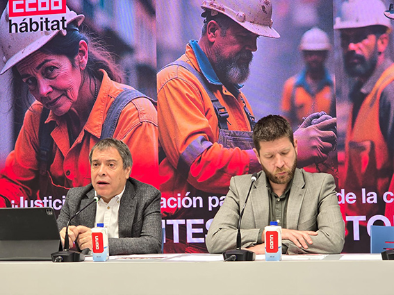 UGT FICA y CCOO del Hábitat reclaman al Ministerio de Seguridad Social la jubilación anticipada con coeficientes reductores para las personas trabajadoras de la construcción