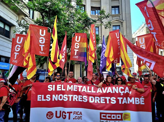 La patronal del metal de Barcelona no quiere el acuerdo