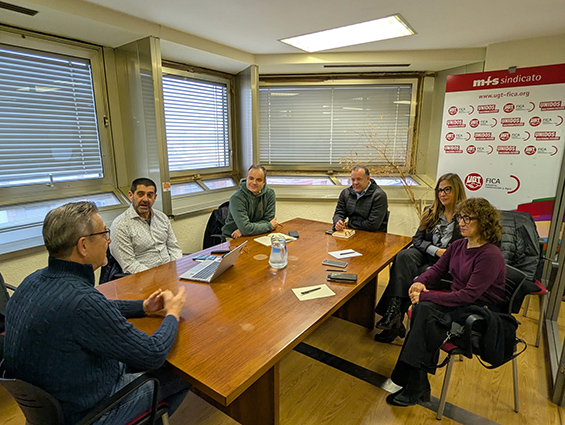 Reunión de delegados y delegadas comerciales de UGT FICA de Danone