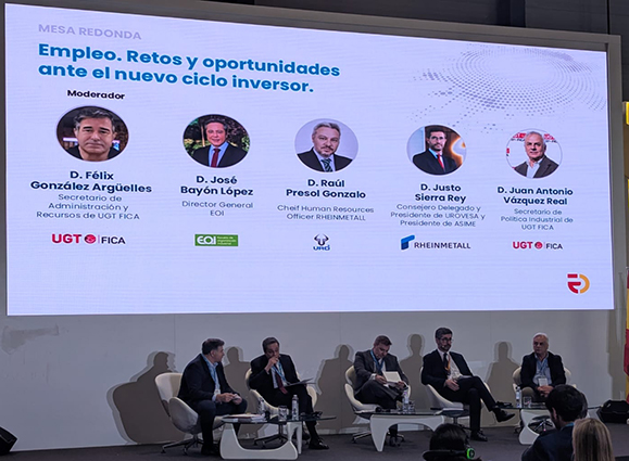 UGT FICA reivindica la industria de la defensa como motor económico y de bienestar social