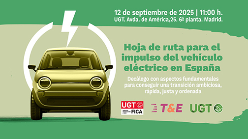 Presentación mañana viernes en Rueda de Prensa del decálogo de la Hoja de Ruta para el Impulso del Vehículo Eléctrico