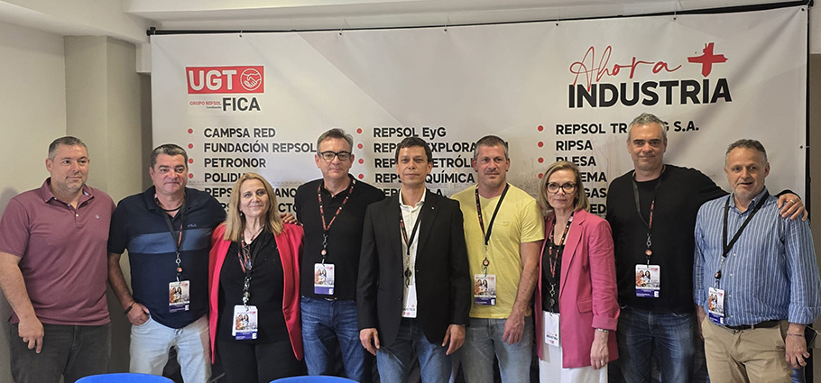 La 9ª Conferencia de UGT FICA en el Grupo Repsol elige a su nueva Comisión Ejecutiva con el 98,21% de los votos
