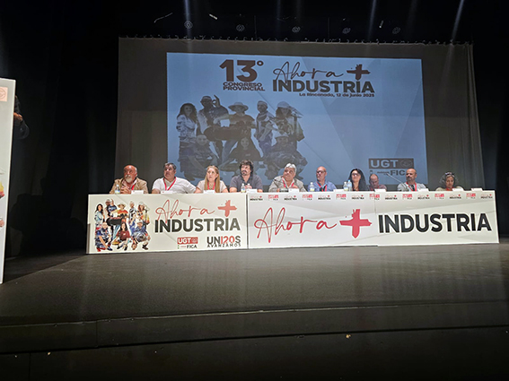 Finaliza el 13º Congreso Provincial de UGT FICA Sevilla con la elección de una nueva Ejecutiva con el 98,92% de los votos