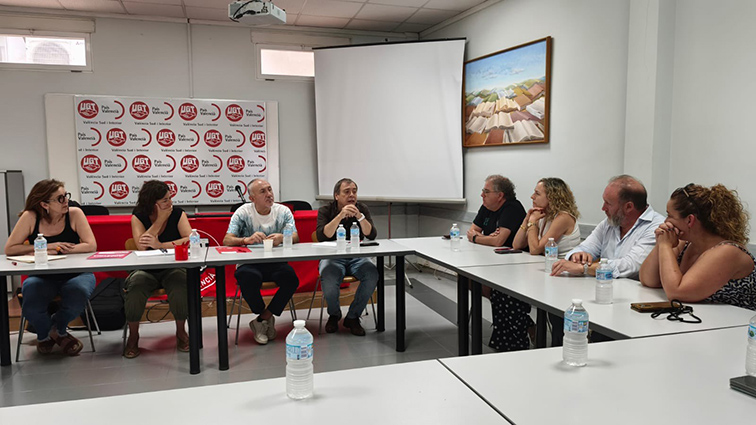 Mariano Hoya y Pepe Álvarez visitan las zonas afectadas por la DANA 