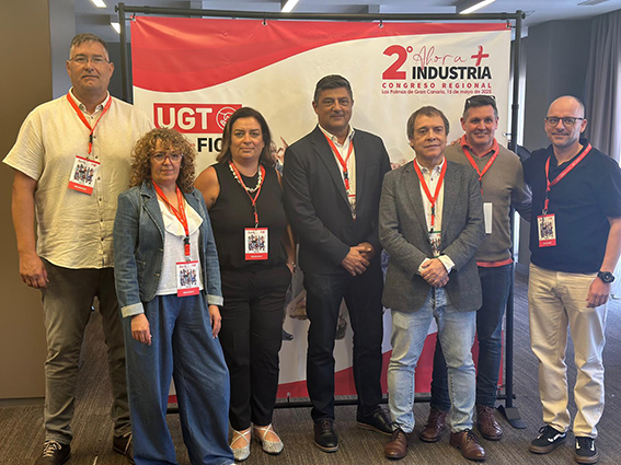 El 2º Congreso de UGT FICA Canarias elige por unanimidad a Juan Carlos Pérez nuevo secretario general