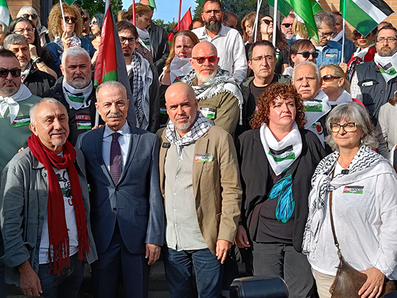 UGT y CCOO celebran una jornada de lucha por el pueblo palestino