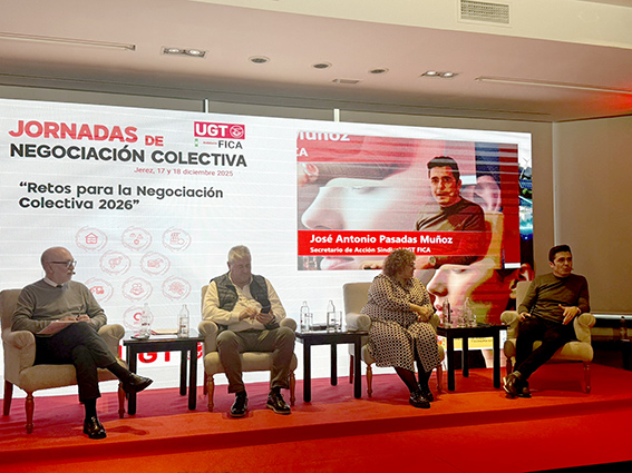 José Antonio Pasadas interviene en las Jornadas de Negociación Colectiva de UGT FICA Andalucía