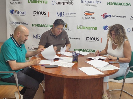 UGT FICA Jaén firma la actualización de las tablas salariales del convenio de la construcción en la provincia