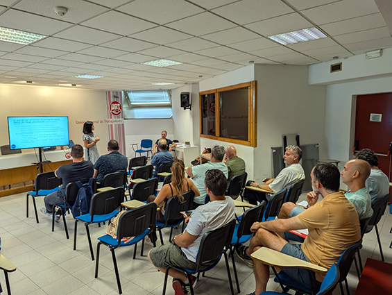 UGT FICA lleva a cabo la segunda jornada formativa de salud laboral en el marco del proyecto Europeo IncreMental