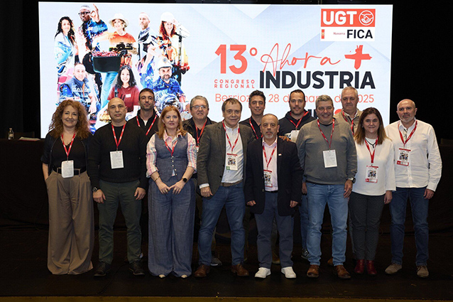 Pedro Carvajal, elegido secretario general de UGT FICA Navarra con el 94,5% de los votos