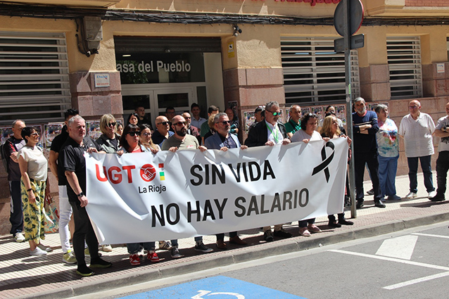 UGT lamenta el fallecimiento ayer de un trabajador de Alueuropa y convoca un minuto de silencio